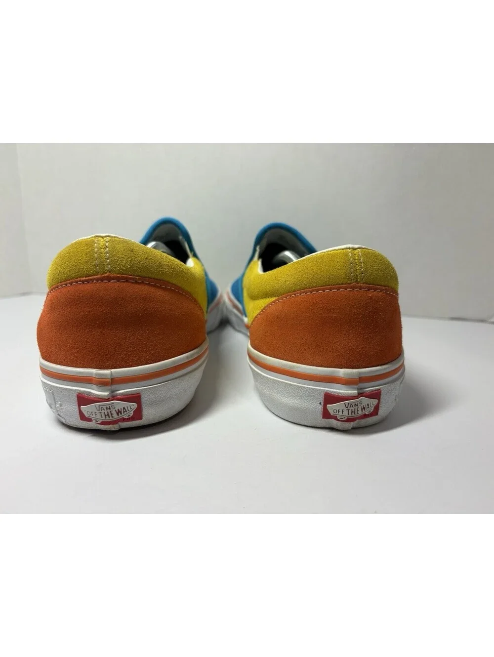 VANS X The Simpsons Blue-Yellow-Orange Bart Slip On Pro Size 13 M EUC